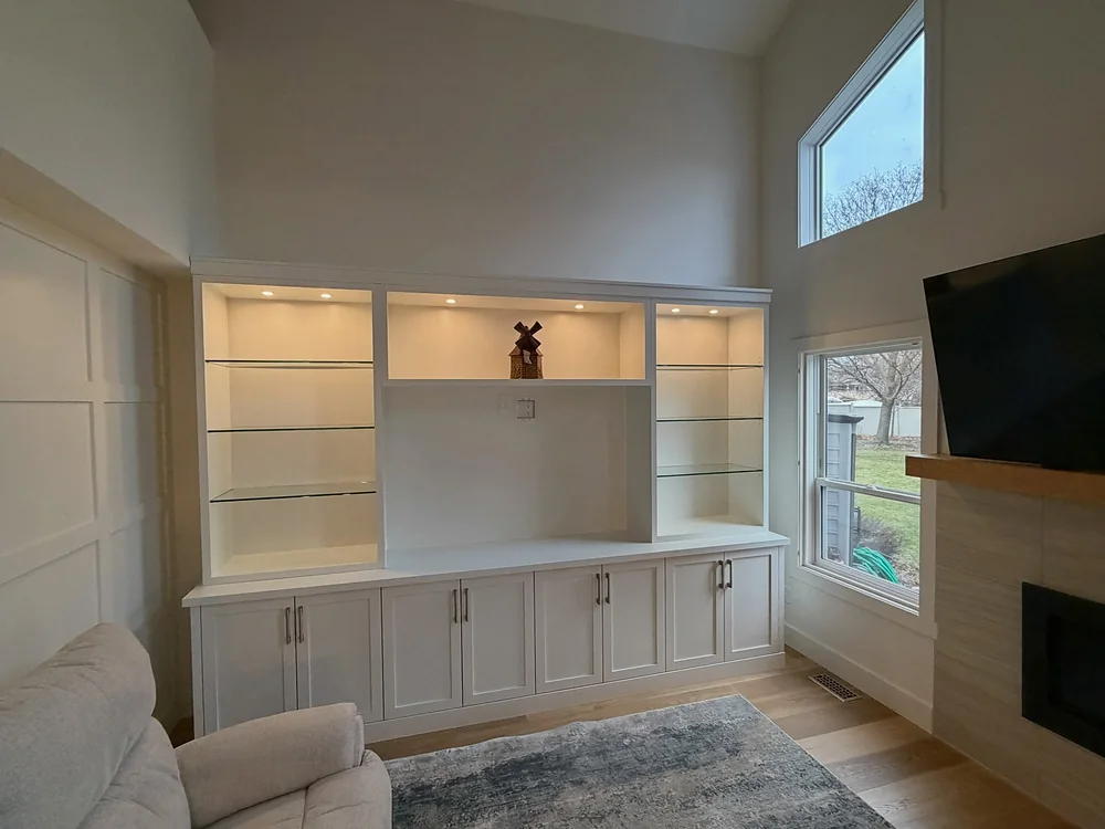 Custom built-in cabinetry by Amend Developments, photo 2