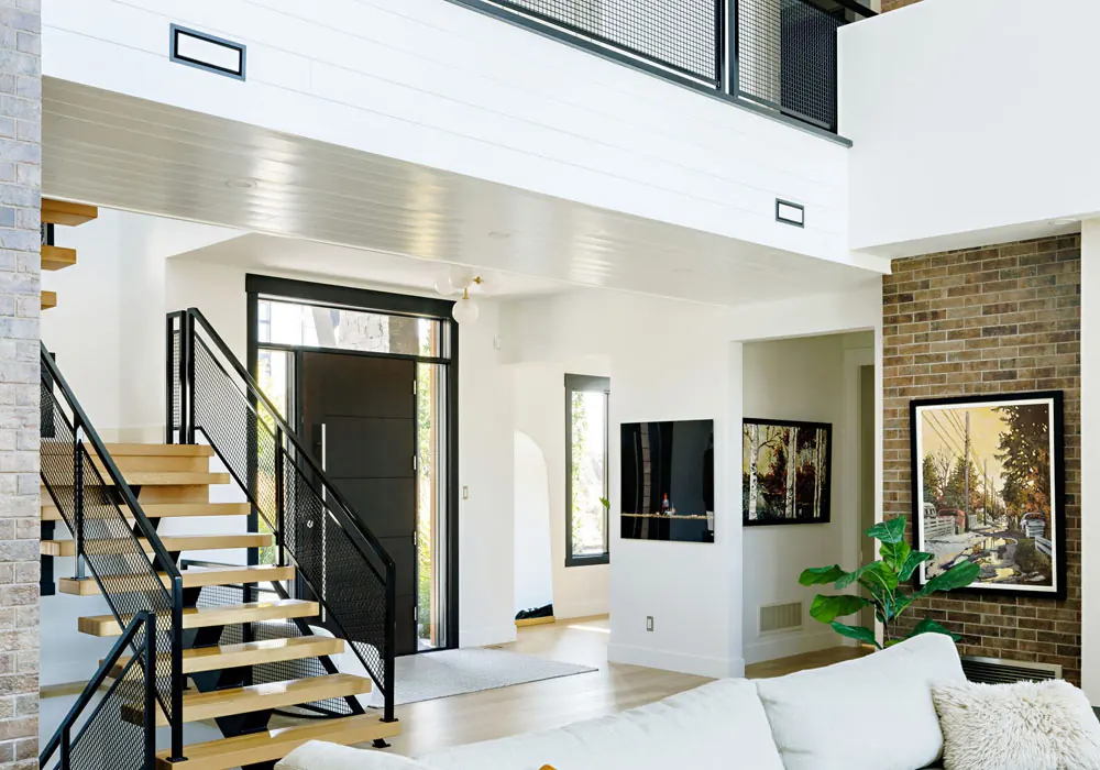 Custom kitchen and living room by Amend Developments, photo 20
